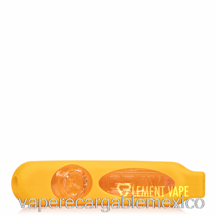 Apisonadora Vape Recargable Grav Rocker Con Piel De Silicona Amarillo Mostaza